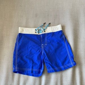 J. crew Crewcuts Blue Boys Swim Trunks
